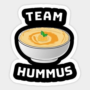 Team Hummus | Vegan Vegetarian Falafel Plant Based Sticker